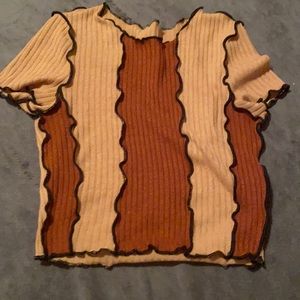 multi-brown colored t-shirt